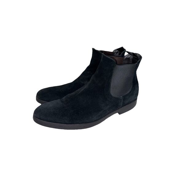 To Boot New York Men’s Size 11.5 Black Suede Chelsea Pull On Ankle Boots main image 11